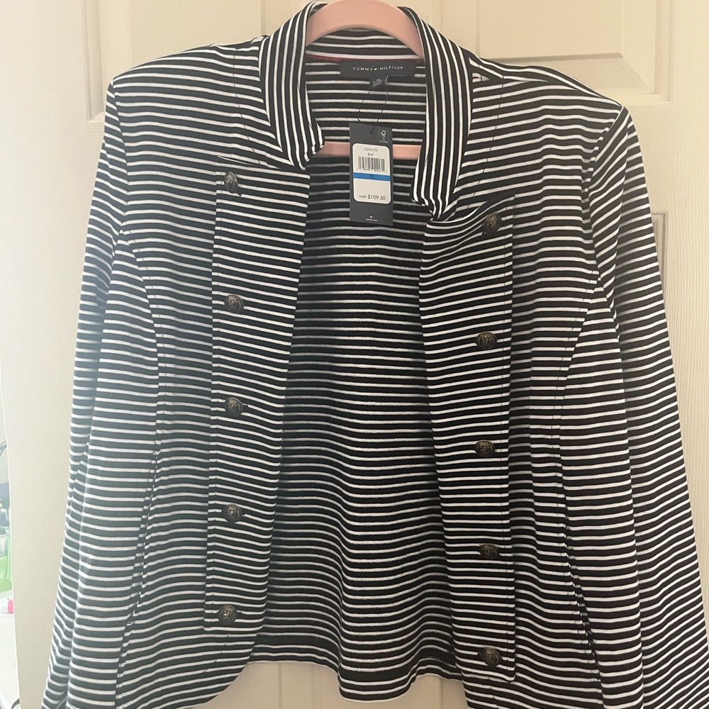 NWT Tommy Hilfiger open front jacket/cardigan w/pockets